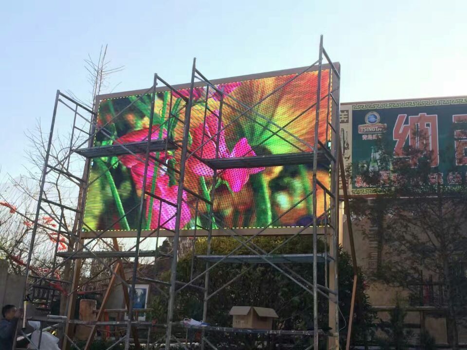全彩P8立柱屏,led顯示屏