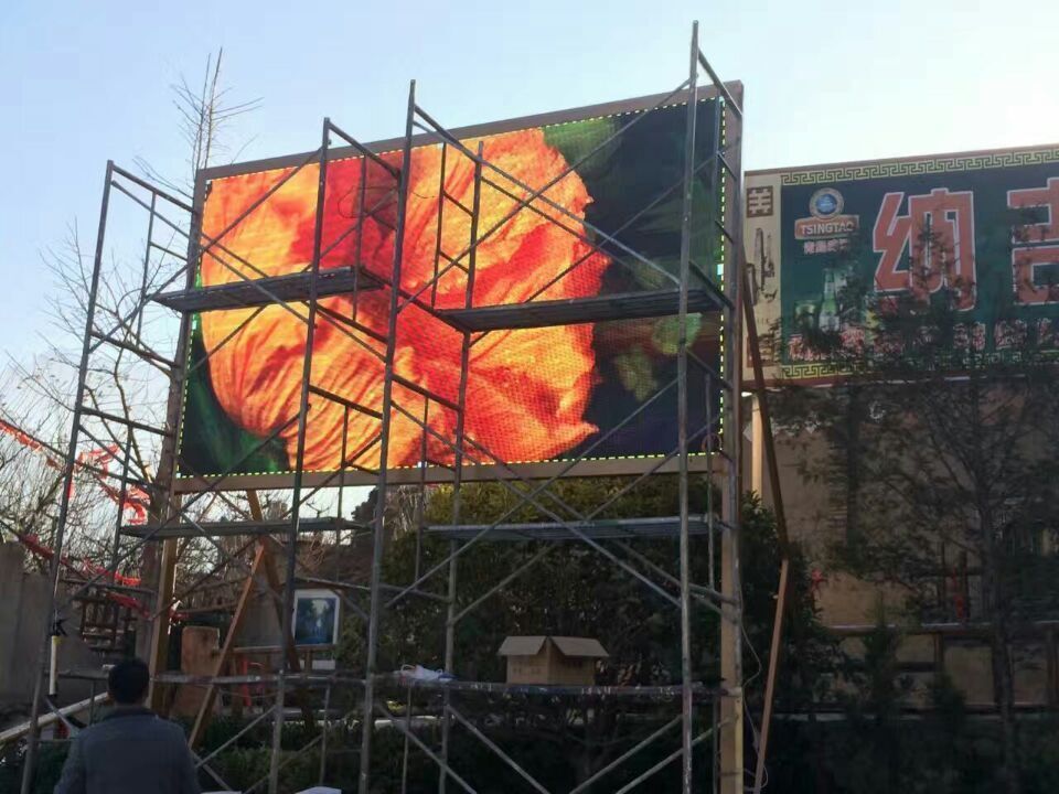 全彩P8立柱屏,led顯示屏